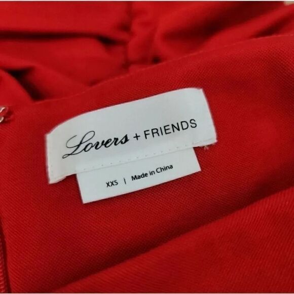 NEW Revolve Lovers + Friends Lyanna Bardot Bodysuit in Red Size XXS - Picture 5 of 11